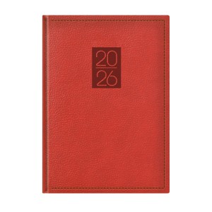 Napi agenda  TOPTIMER  C021  A5 2026  CLASSIC  sárga lapos bordó