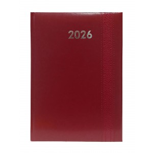 Napi agenda  SZEKSZÁRD  B5 2026  varrott REBEL bordó