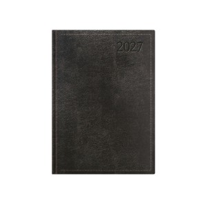 Napi agenda TOPTIMER T021 A5 2027 TRADITIONAL  fekete