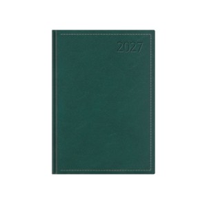 Napi agenda TOPTIMER T021 A5 2027 TRADITIONAL  z&ouml;ld