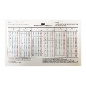 Tb asztali napt&aacute;r 2026 A.3516-38