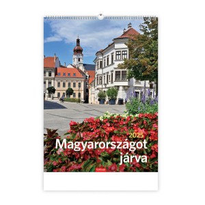 Falinaptár 31x42 2025  MAGYARORSZÁGOT JÁRVA  T093-04