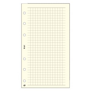 Kalendárium betét SATURNUS S327 sárga lapos kockás jegyzet