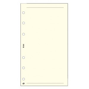 Kalendárium betét SATURNUS S325 sárga lapos üres jegyzet