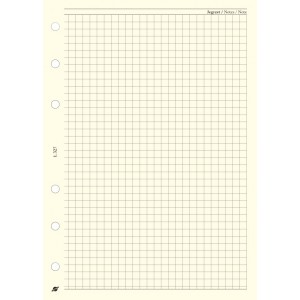 Kalendárium betét SATURNUS L327    sárga jegyzetlapok  kockás