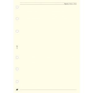 Kalendárium betét SATURNUS L325    sárga jegyzetlapok  sima