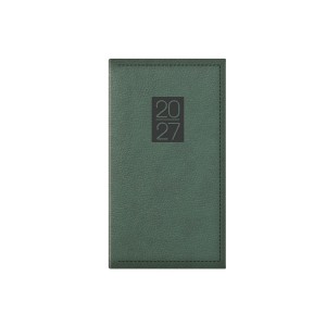Zsebnapt&aacute;r &aacute;ll&oacute;  TOPTIMER C035 2027  CLASSIC s&aacute;rga lapos z&ouml;ld