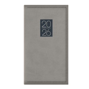 Zsebnaptár álló  TOPTIMER C035 2026  CLASSIC sárga lapos szürke