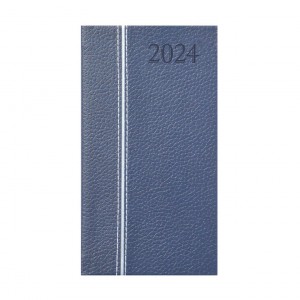 Zsebnaptár álló  TOPTIMER  G035 2024  GROOVY  kék-ezüst-kék