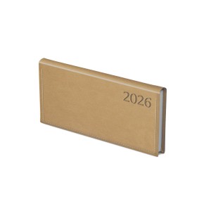 Zsebnaptár fekvő  TOPTIMER  T030  2026  TRADITIONAL  bézs