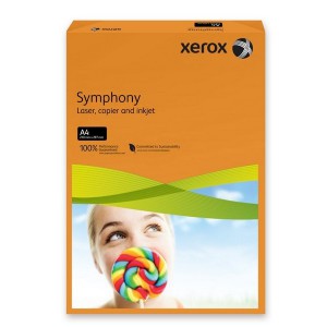 Sz.fénymásolópapír XEROX SYMPHONY A4 80g élénk narancs  500ívcsg  3R93953