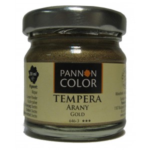 Tempera PANNONCOLOR 30ml üveges   646 arany