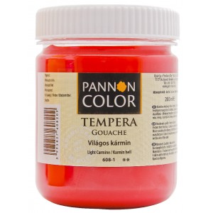 Tempera PANNONCOLOR 200ml 608  világos kármin