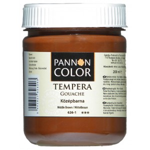 Tempera PANNONCOLOR 200ml 626  középbarna