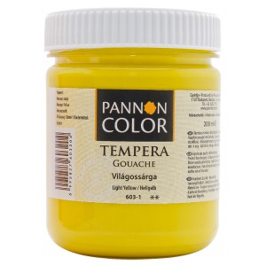 Tempera PANNONCOLOR 200ml 603  világos sárga