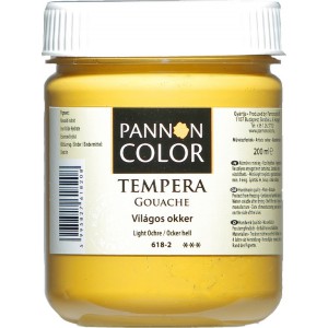 Tempera PANNONCOLOR 200ml 618  világos okker