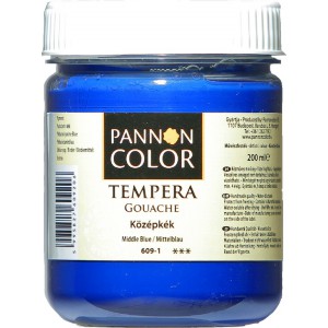 Tempera PANNONCOLOR 200ml 609  középkék