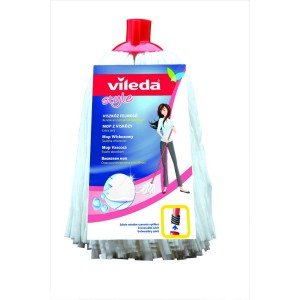 Felmosófej VILEDA Style viszkóz fehér csavaros nyélhez  F25305