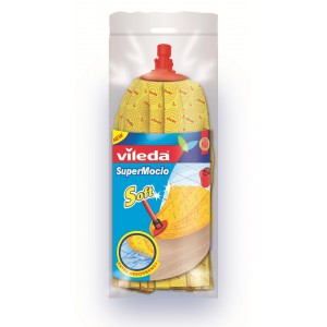 Felmosó VILEDA SuperMocio Soft sárga Pattintós nyélhez  F00351