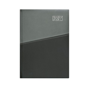 Heti agenda  TOPTIMER   D011  B5 2027 DUPLEX  s&aacute;rga lapos sz&uuml;rke-antracit