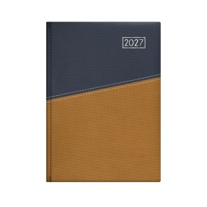 Heti agenda  TOPTIMER   D011  B5 2027  DUPLEX  s&aacute;rga lapos k&eacute;k-must&aacute;r