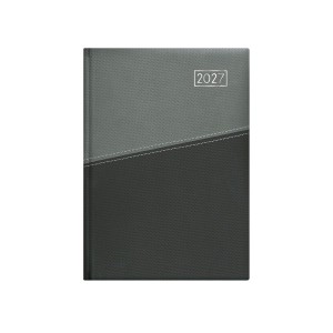 Napi agenda  TOPTIMER  D021  A5 2027  DUPLEX   s&aacute;rga lapos sz&uuml;rke-antracit
