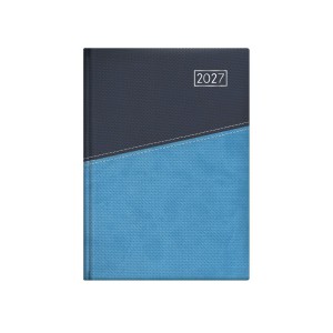 Napi agenda  TOPTIMER  D021  A5 2027  DUPLEX  s&aacute;rga lapos k&eacute;k-vil&aacute;gosk&eacute;k