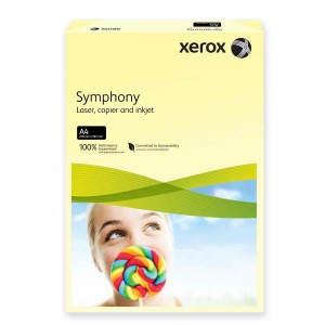 Sz.fénymásolópapír XEROX SYMPHONY A4 160g paszt.sárga     250 ív csg  3R93231