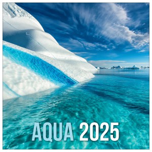 Falinaptár  30X30  2025   AQUA  H167