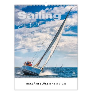 Falinaptár  45X52   2025   SAILING  Vitorlázás  N268