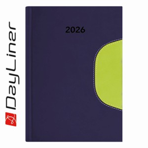 Napi agenda A5 2026  MEMPHIS  varrott  kékzöld