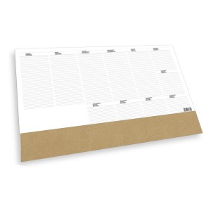 Könyöklő jegyzet T110 41x57  bianco  bézs