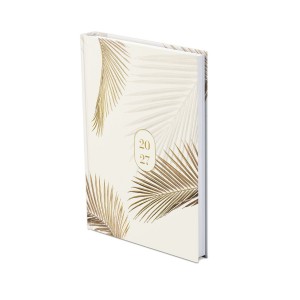 Heti agenda TOPTIMER  J011 B5 2027 JOY J308 p&aacute;lma MET&Aacute;L arany