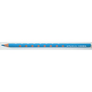 Színes ceruza Lyra Groove Slim vékony háromszögletű szóló 2820047 világoskék