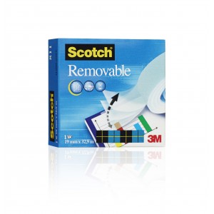 Ragaszt&oacute;szalag SCOTCH  19x33 &iacute;rhat&oacute; elt&aacute;vol&iacute;that&oacute;  811