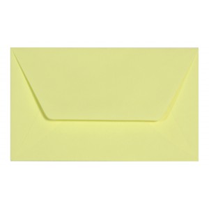 Színes boríték OFFICE 21 70X117 névjegy enyvezett  pasztell banán sárga  55