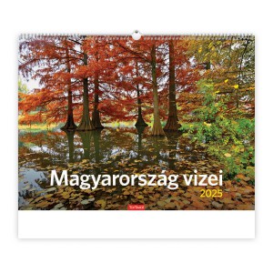 Falinaptár 31x42 2025  MAGYARORSZÁG VIZEI  T093-08