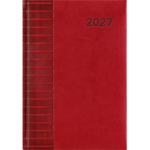 Napi agenda   A5 2027  TUCSON  piros