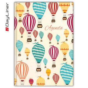 Napi agenda A5 2025 COLORS  Balloons