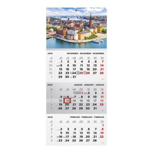 Speditőr naptár T072-005 32x69,3 2026  VÁROS képpel