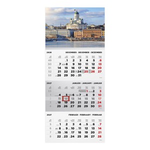Speditőr napt&aacute;r T072-005 32x69,3 2027  V&Aacute;ROS k&eacute;ppel