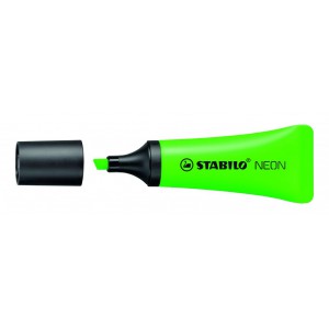 Szövegkiemelő STABILO Neon  7233 vágott végű 2-5mm  zöld