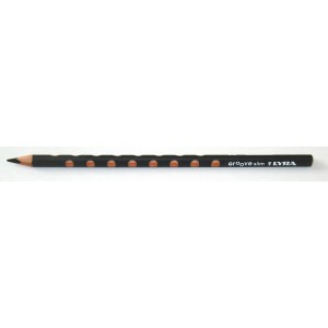 Színes ceruza Lyra Groove Slim vékony háromszögletű szóló 2820099 fekete