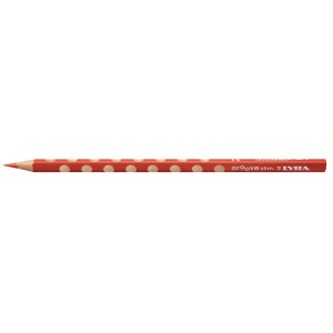 Színes ceruza Lyra Groove Slim vékony háromszögletű szóló 2820021 piros
