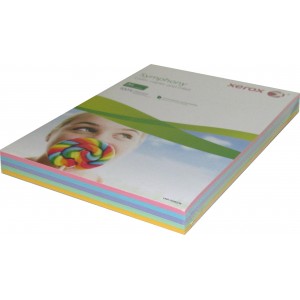 Sz.fénymásolópapír XEROX SYMPHONY A4 80g 5x50l mix közepes 250lcsg 496L94183