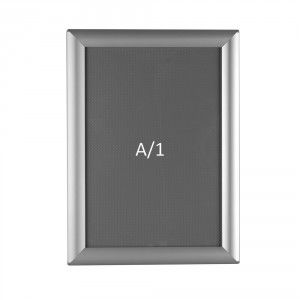Plakátkeretfényképkeret OPTI FRAME A1 fali alumínium keret: 25mm széles