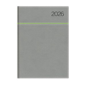 Napi agenda TOPTIMER  Y021 A5 2026 YOUNG szürke-zöld