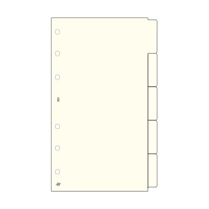 Elválasztólapok  Saturnus kalendáriumhoz sárga bianco L331