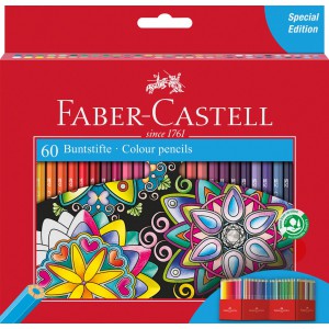 Színes ceruza 60klt FABER-CASTELL 111260 120160