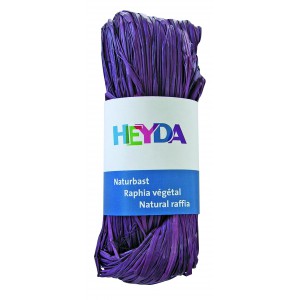 Raffia HEYDA 50g természetes anyagból, lila  204887785